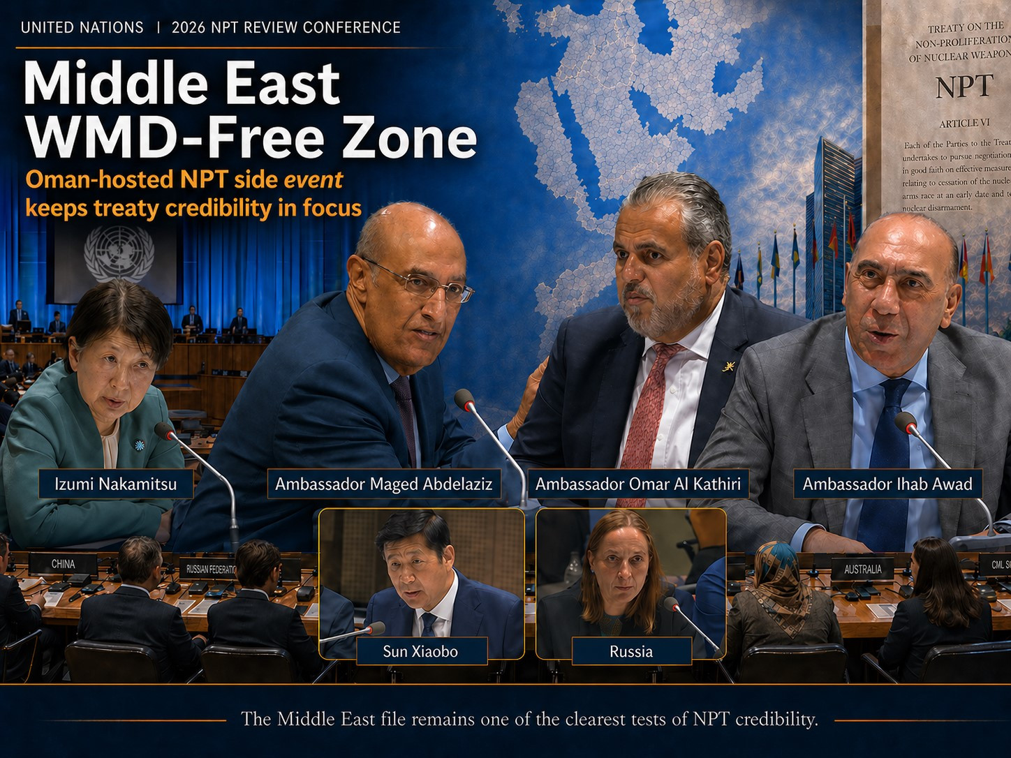 Oman Leads NPT Push as Arab Diplomats Keep Middle East WMD-Free Zone in Focus