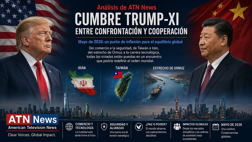 Cumbre Trump-Xi 2026: Taiwán, Irán, el estrecho de Ormuz, el comercio y la tecnología entran al centro del pulso global entre Washington y Pekín.