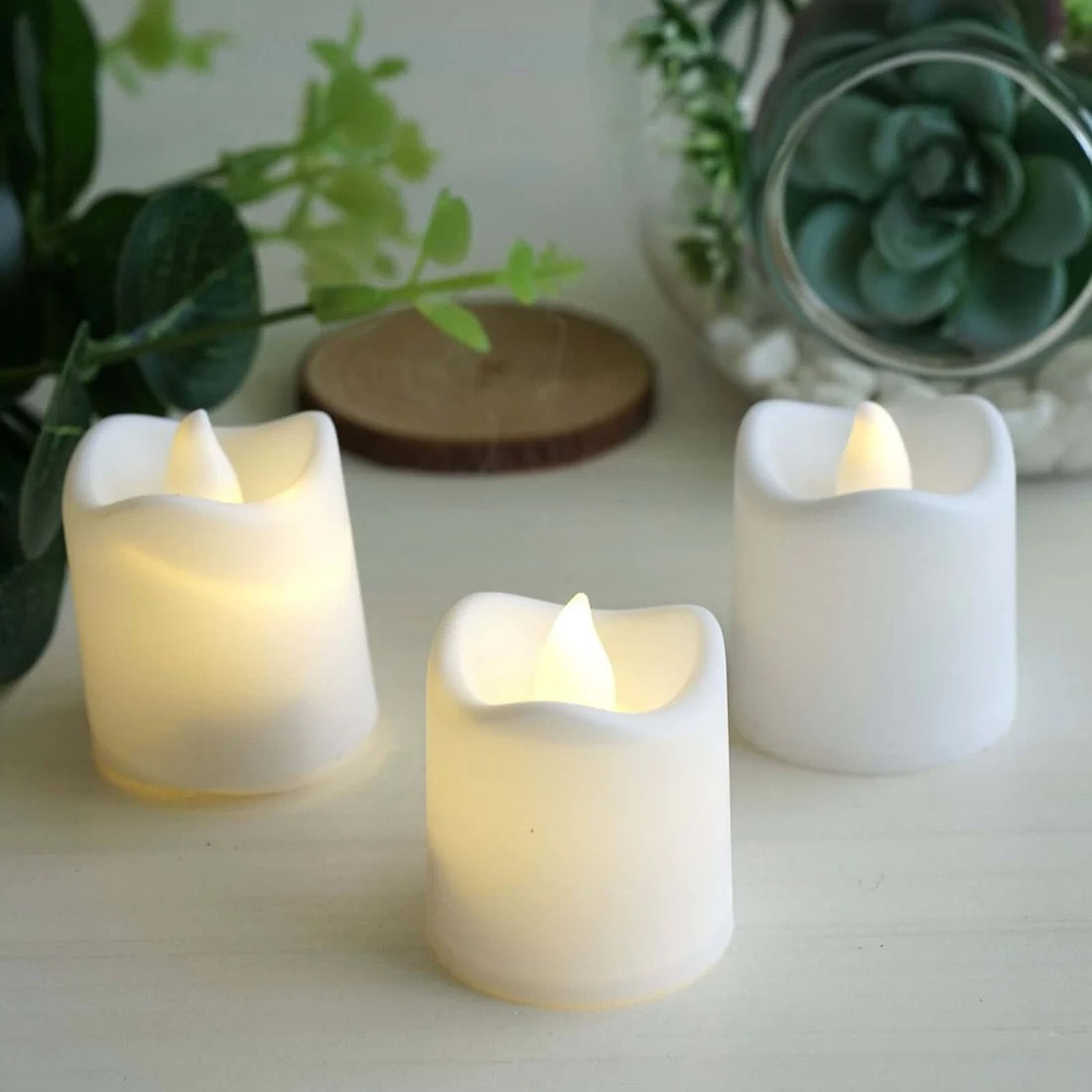 LED Small Candles - White
