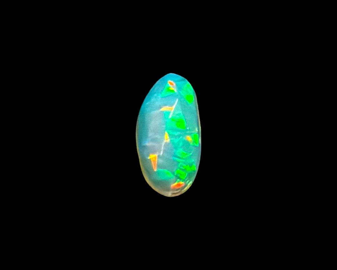 Ethiopian Opal Cabochons Rose Cut - 14.6 x 7.3 x 3.5mm