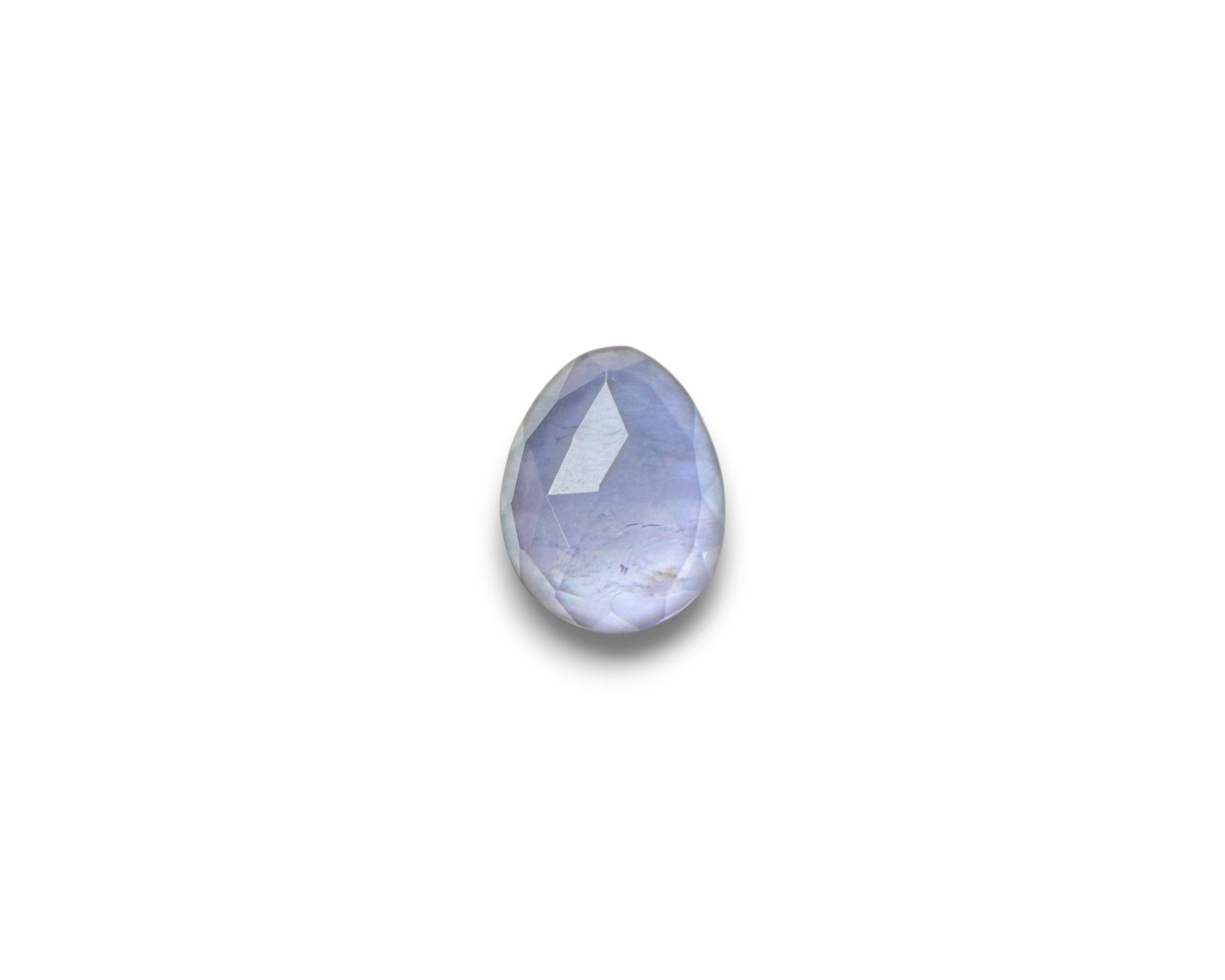 Iolite Cabochon Rose Cut - 13.7 x 10.8 x 5 mm