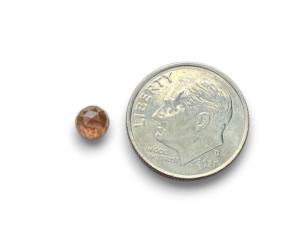 Thumbnail: Beige Sapphire Rose Cut Round - 5 mm