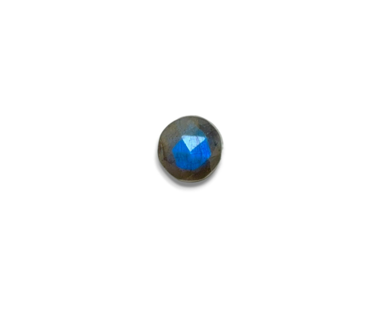 Blue Labradorite Cabochons Rose Cut  - 10 mm Round