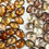 Thumbnail: Golden Zircon Rose Cut Ombre - 7 to 8 mm