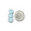 Thumbnail: Aquamarine Cabochons Rose Cut - 8.5 - 9.5 mm