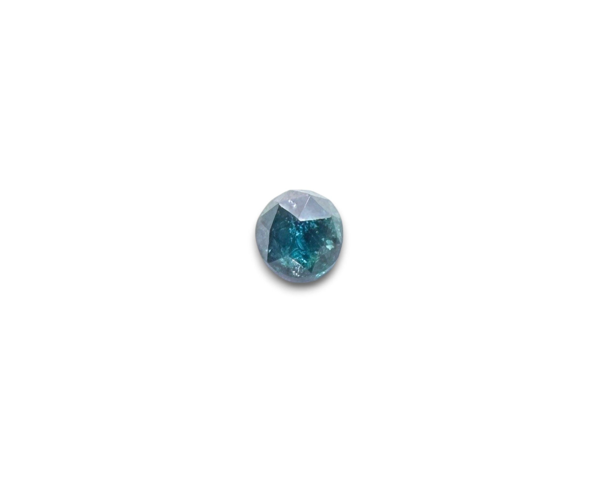 Kenyan Teal Sapphire Rose Cut Round - 6 mm