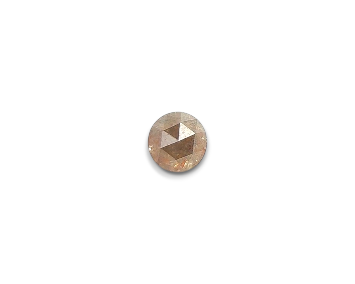 Premium Champagne-Red Diamond - 5.1 x 5.1 x 3.5 mm Round