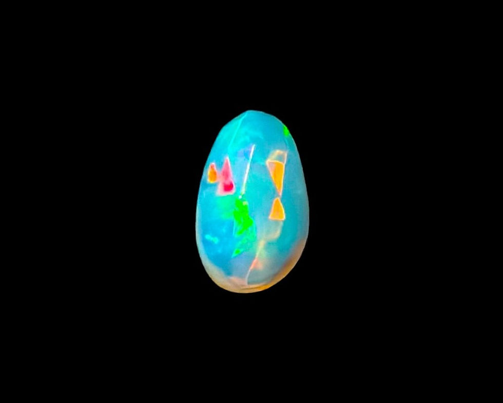 Thumbnail: Ethiopian Opal Cabochons Rose Cut - 15.4 x 9.1 x 3.9mm