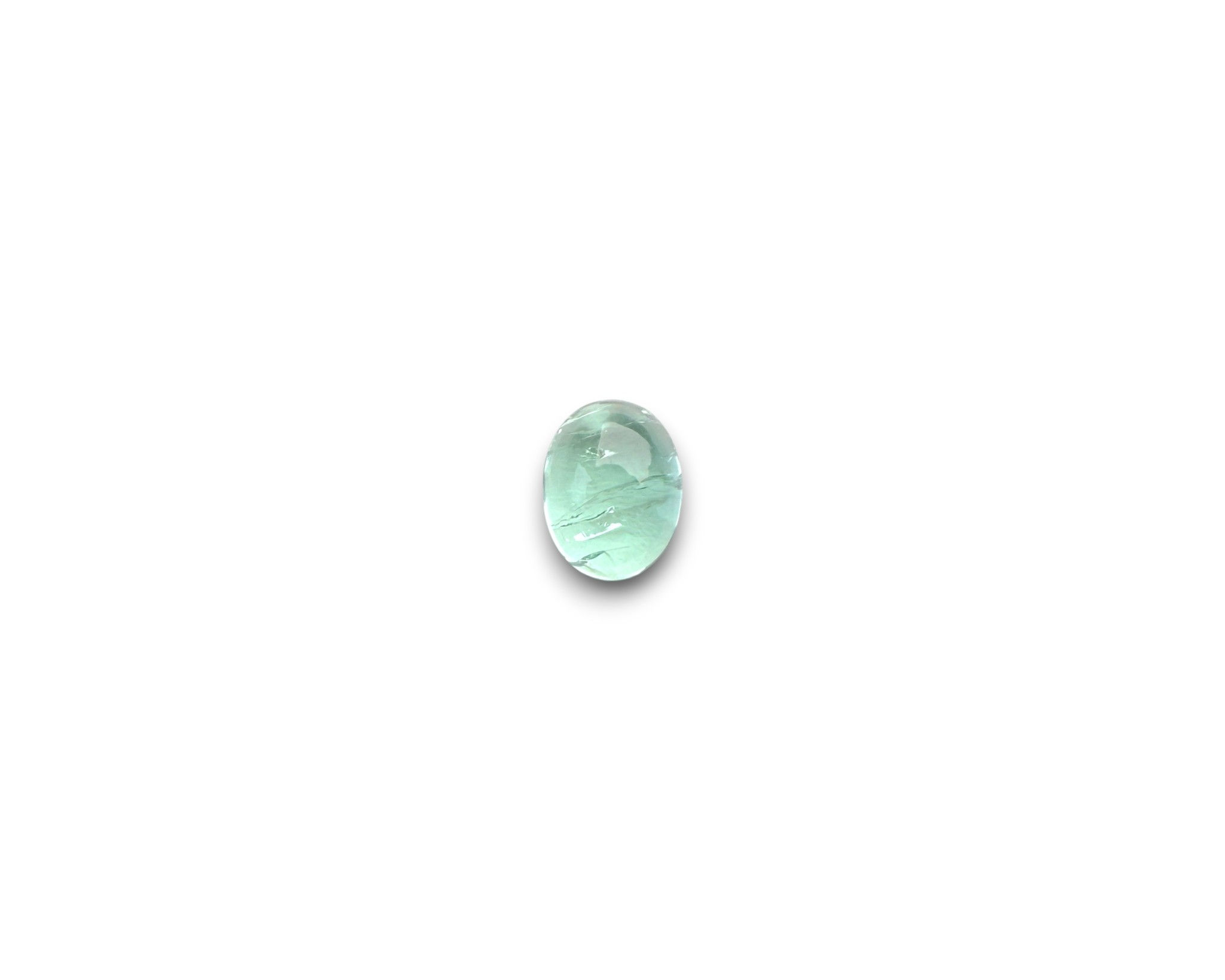 Sage Green Apatite Smooth Cut - 9 x 7 x 4.7 mm