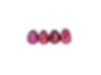 rose cut rhodolite garnet
