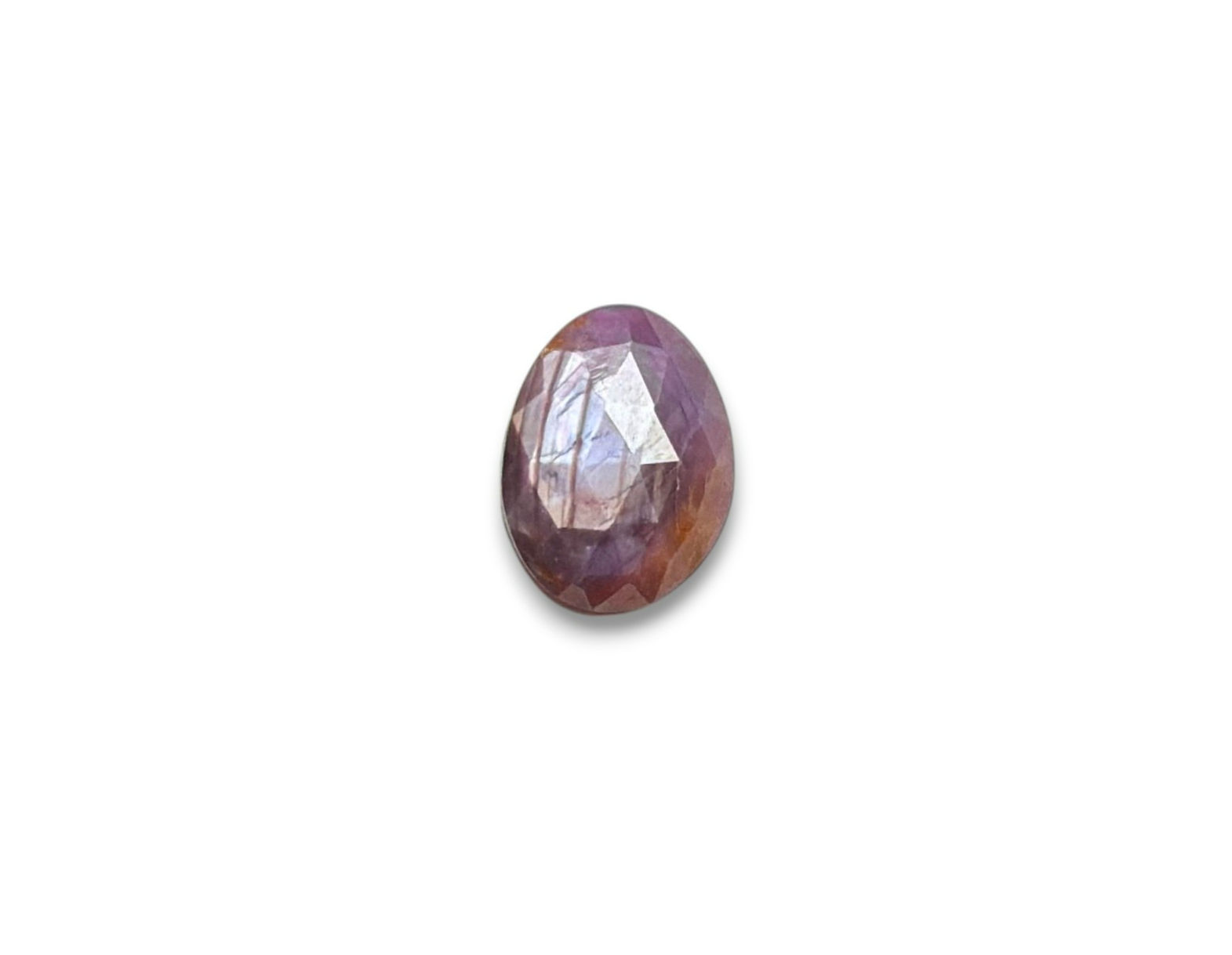 Plum Sapphire Cabochons Rose Cut - 14 - 15mm