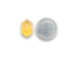 Thumbnail: Citrine Elongated Hexagon - 15 x 9 mm