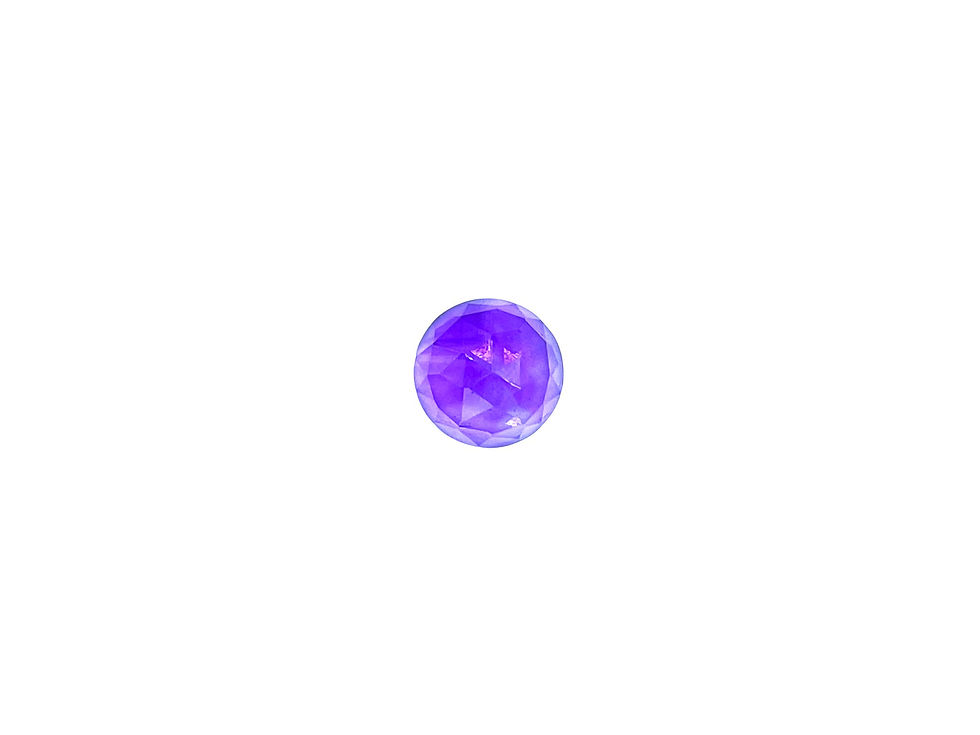 9mm round amethyst