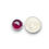Thumbnail: Rhodolite Garnet Cabochon Rose Cut - 12mm Round