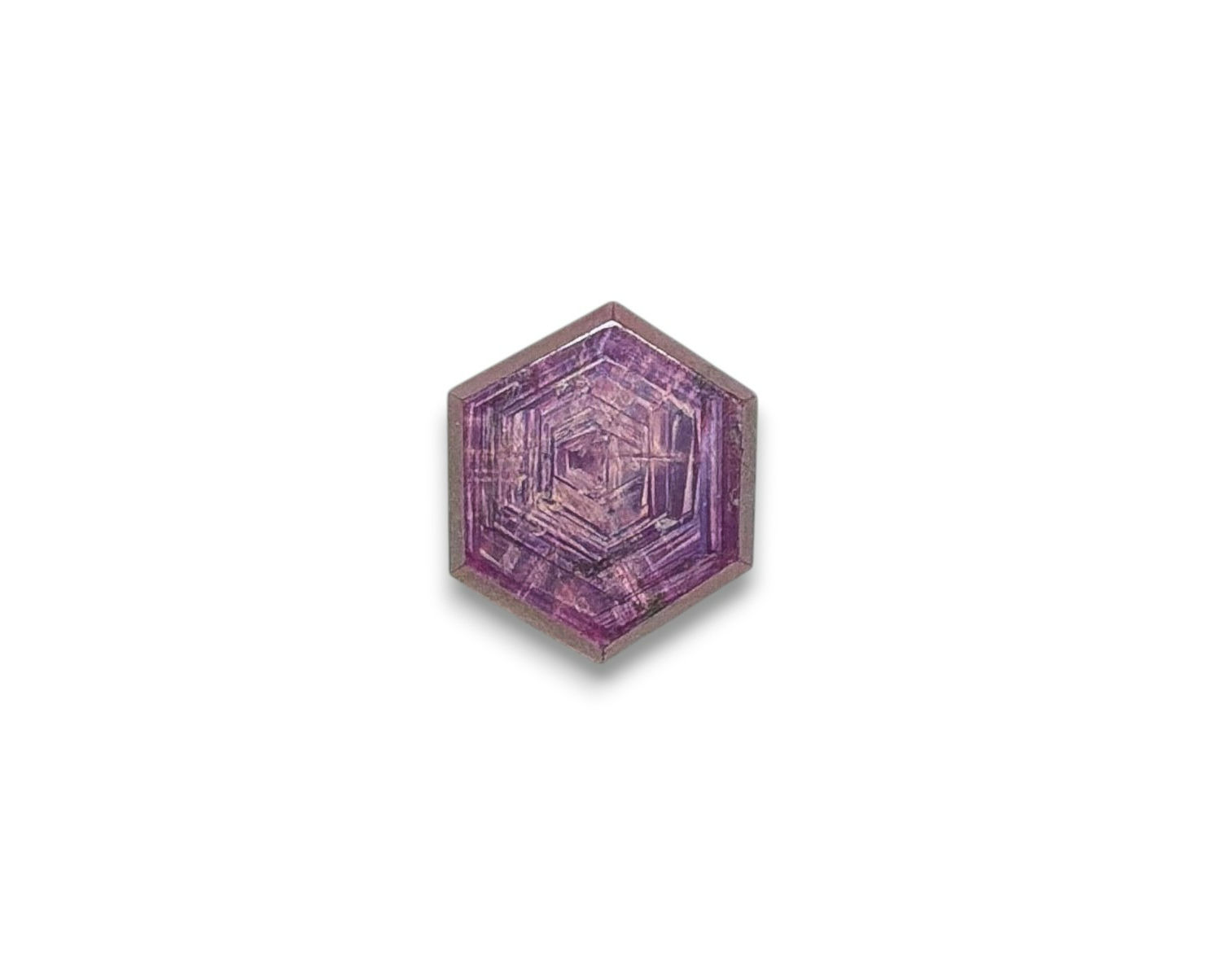 Trapiche Purple Sapphire Tablet - 15.5 to 16 mm