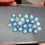 Thumbnail: Rainbow Moonstone Rose Cut Cabochons - 6mm Round