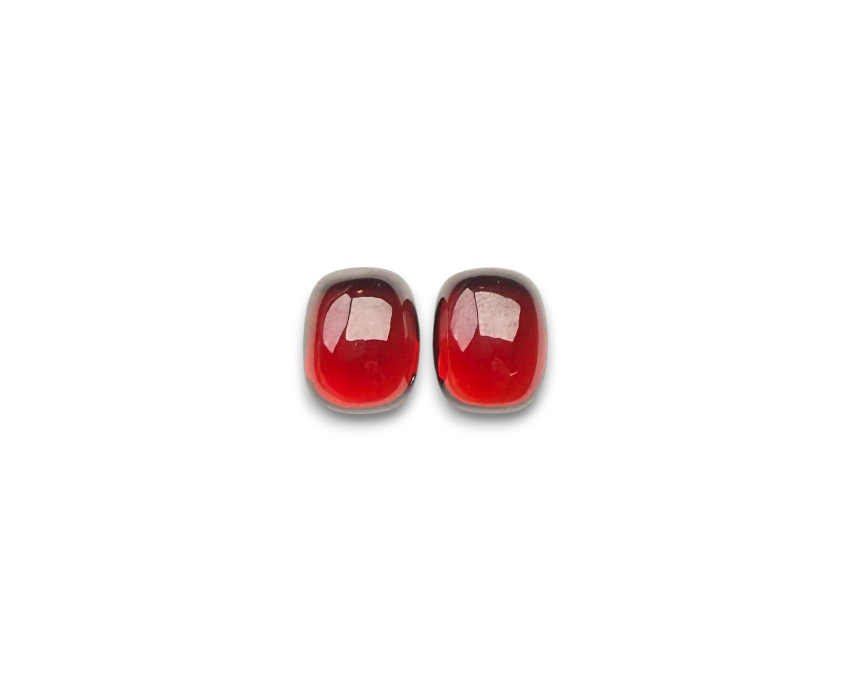 Mozambique Garnet Rectangular Cushions - 10 x 8 x 5mm