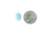 aquamarine hex cabochon