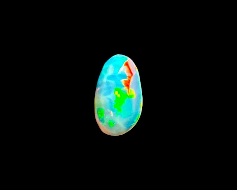 Ethiopian Opal Cabochons Rose Cut - 15.4 x 9.1 x 3.9mm