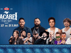 Jacareí Expo Agro 2025 anuncia Luan Santana, Jorge e Mateus, Nattan e mais atrações em sua programação