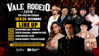 Vale Rodeio Show apresenta programação da edição 2026 em evento de lançamento no SantOnofre Bar, em São José dos Campos