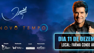 Daniel apresenta show “Um Novo Tempo” em São José dos Campos no dia 11 de dezembro