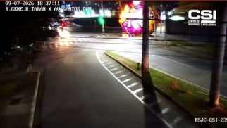 Balão atinge rede elétrica e provoca explosão no Jardim Augusta, em São José dos Campos