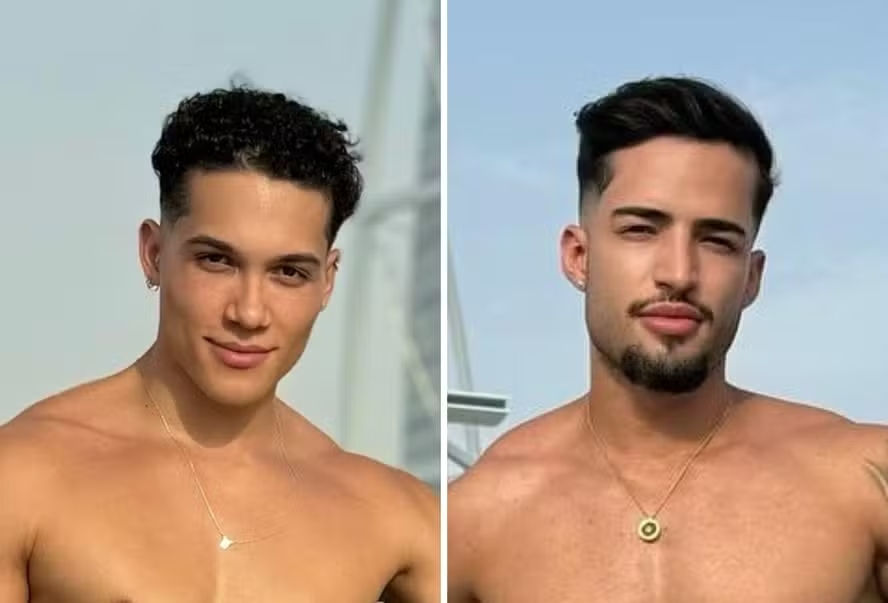 Yago Campos (à esquerda) e Ryan Silveira (à direita) — Reprodução/Redes Sociais