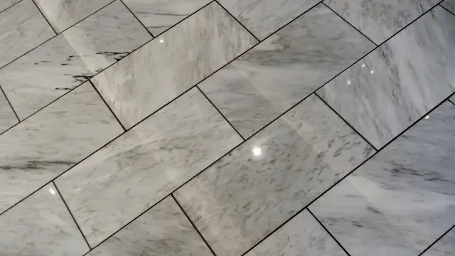 sealed tile floor