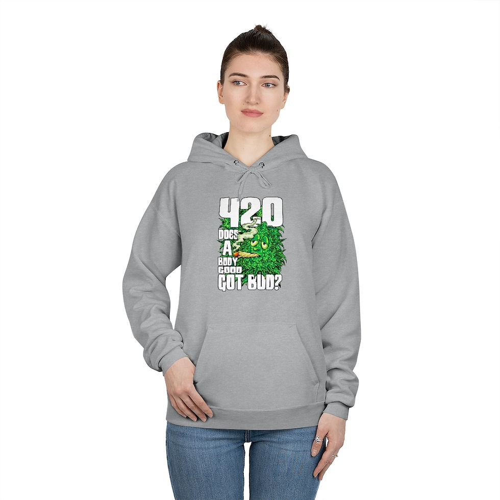 Thumbnail: 420 Does A Body Good ' Got Bud" ...'Unisex EcoSmart® Pullover Hoodie Sweatshirt 