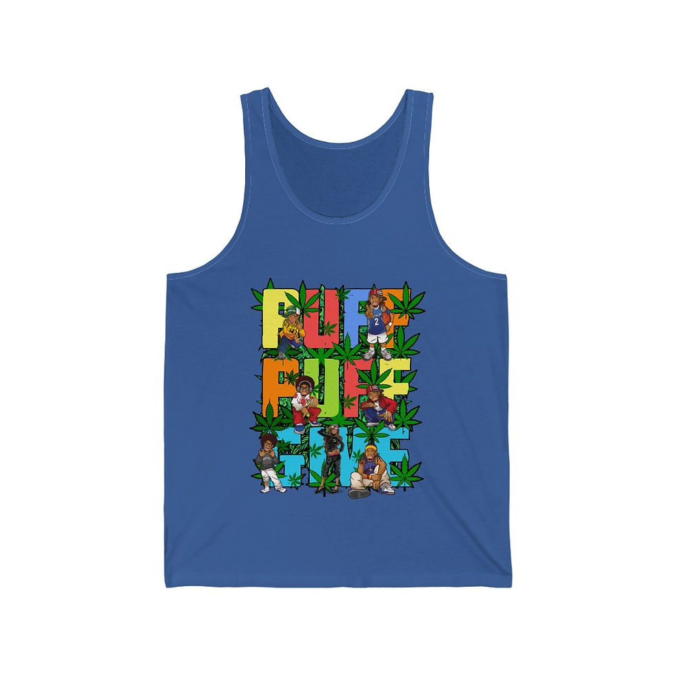 Thumbnail: "Puff Puff Give "Unisex Jersey Tank