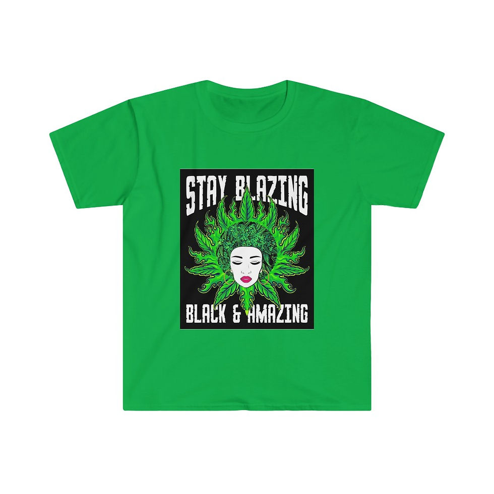 Thumbnail: Stay Blazing Black & Amazing ! T-Shirt