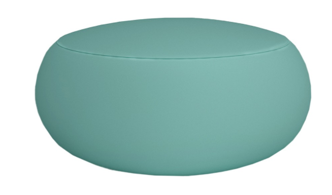 Branded inflatable ottoman