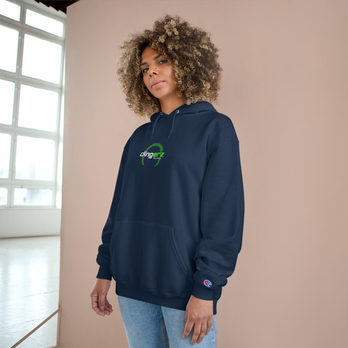 Champion Green/White Seam Adult Hoodie | Dingerz Nation