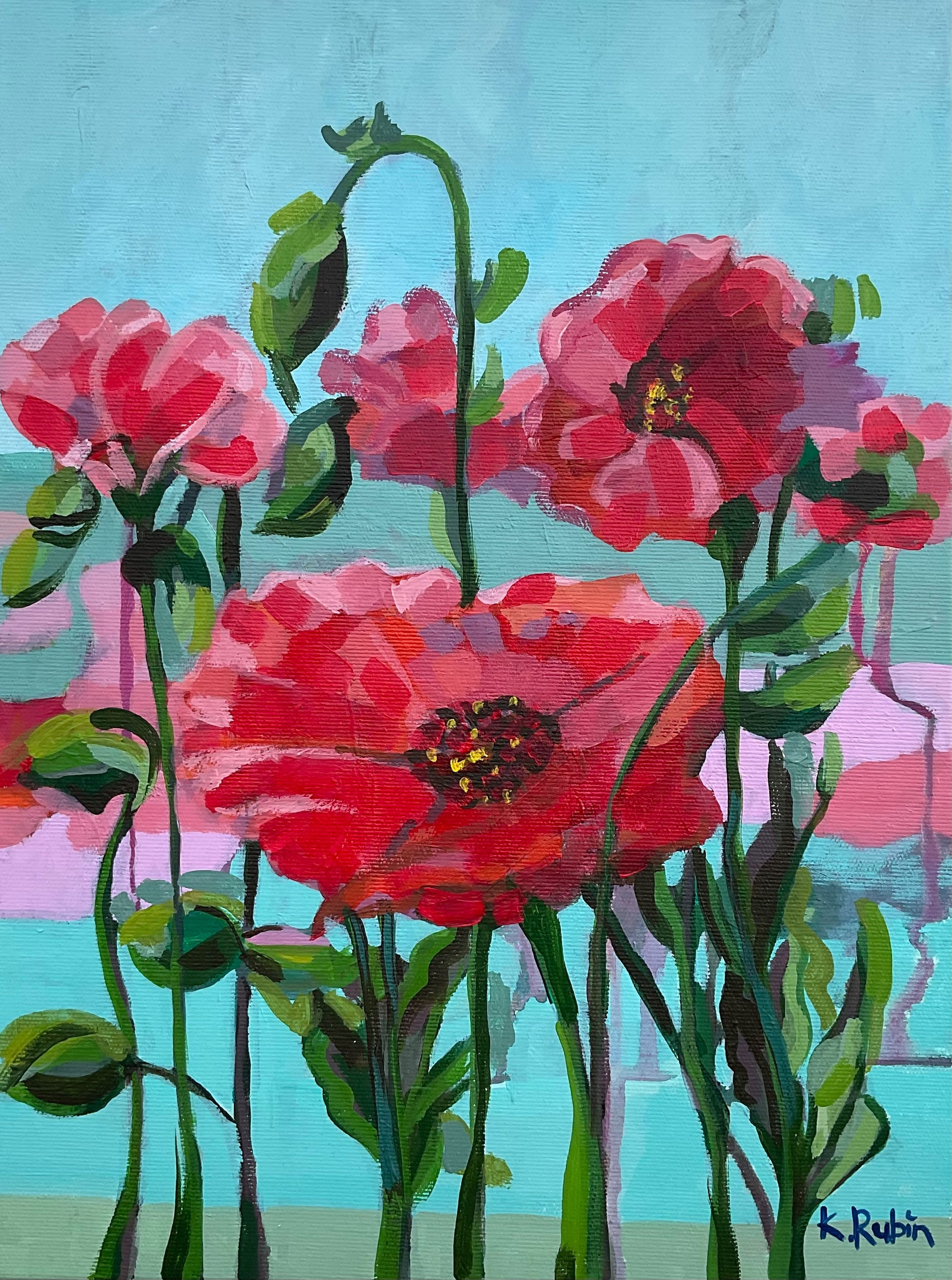 FLEURS DES CHAMPS - Coquelicots