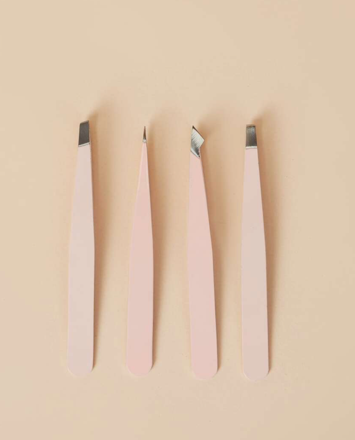 4 Piece Tweezer Set