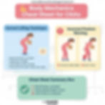 Body Mechanics Cheat Sheet for CNA