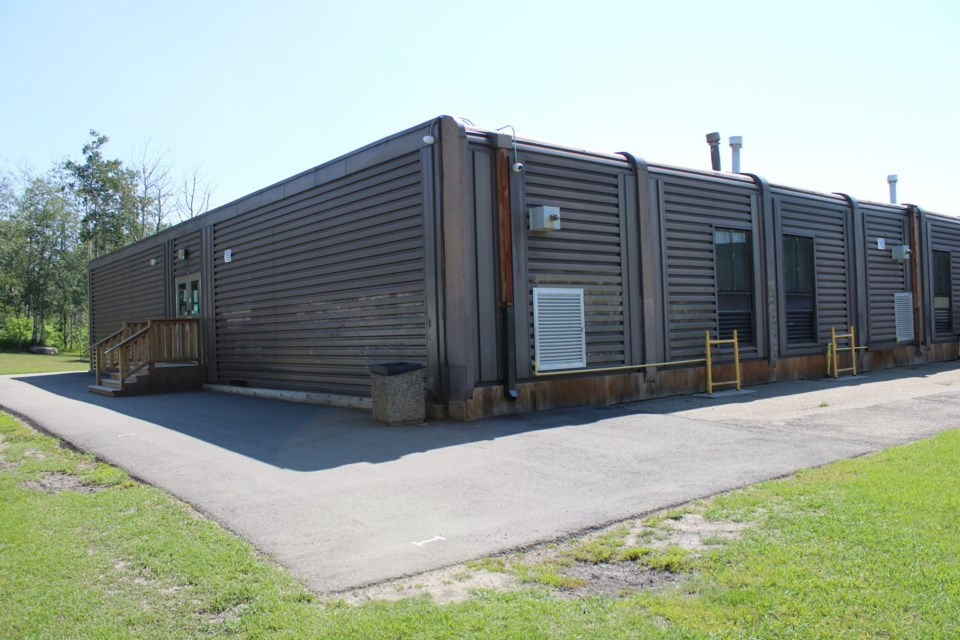 Some of the older modular classrooms at Wild Rose Elementary School. Jessica Campbell/St. Albert Gazette