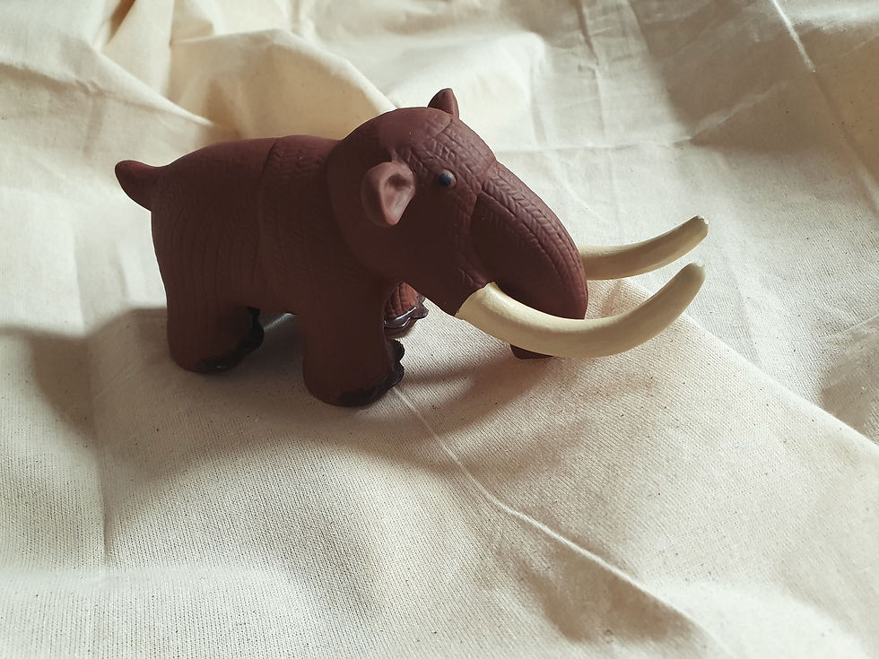 Thumbnail: Woolly Mammoth Toy/Bath Toy/Teether