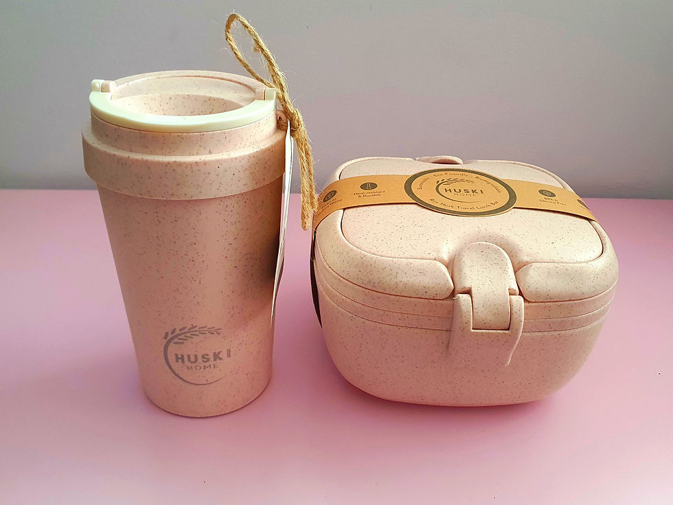 rose duo cup and lunch box
