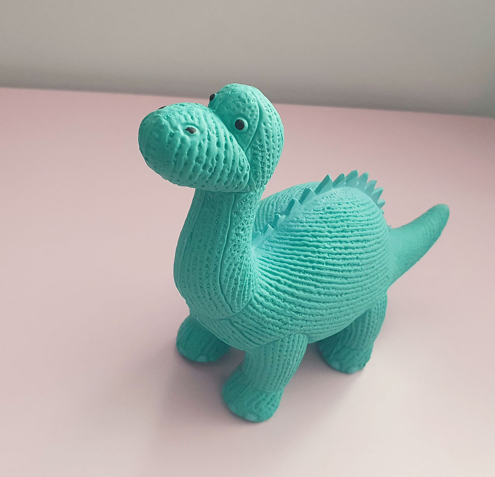 Thumbnail: Diplodocus Toy/Bath Toy/Teether - Ice Blue