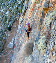 Kalymnos, Greece private climbing lessons