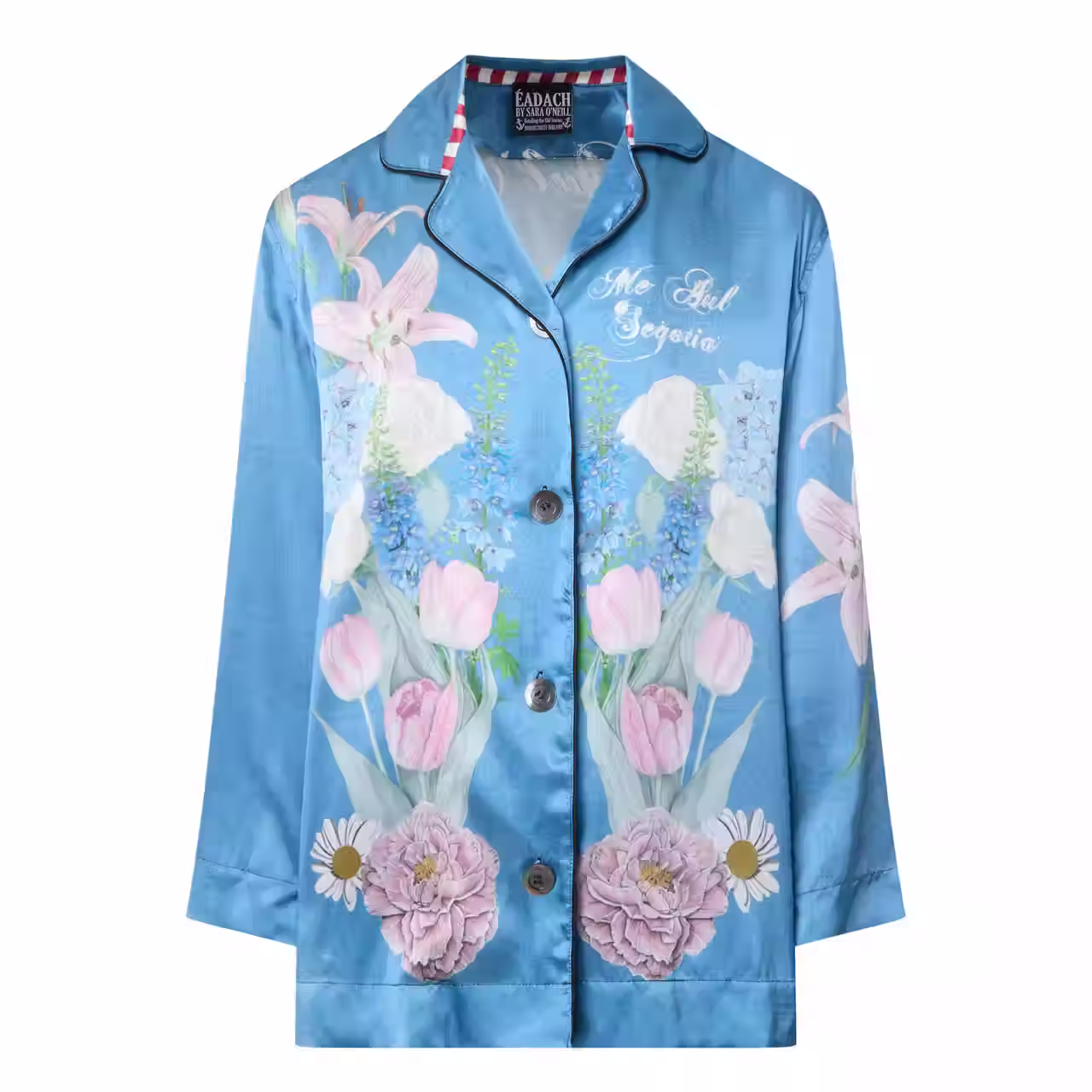 ‘Me Aul Flower’ Silk Shirt
