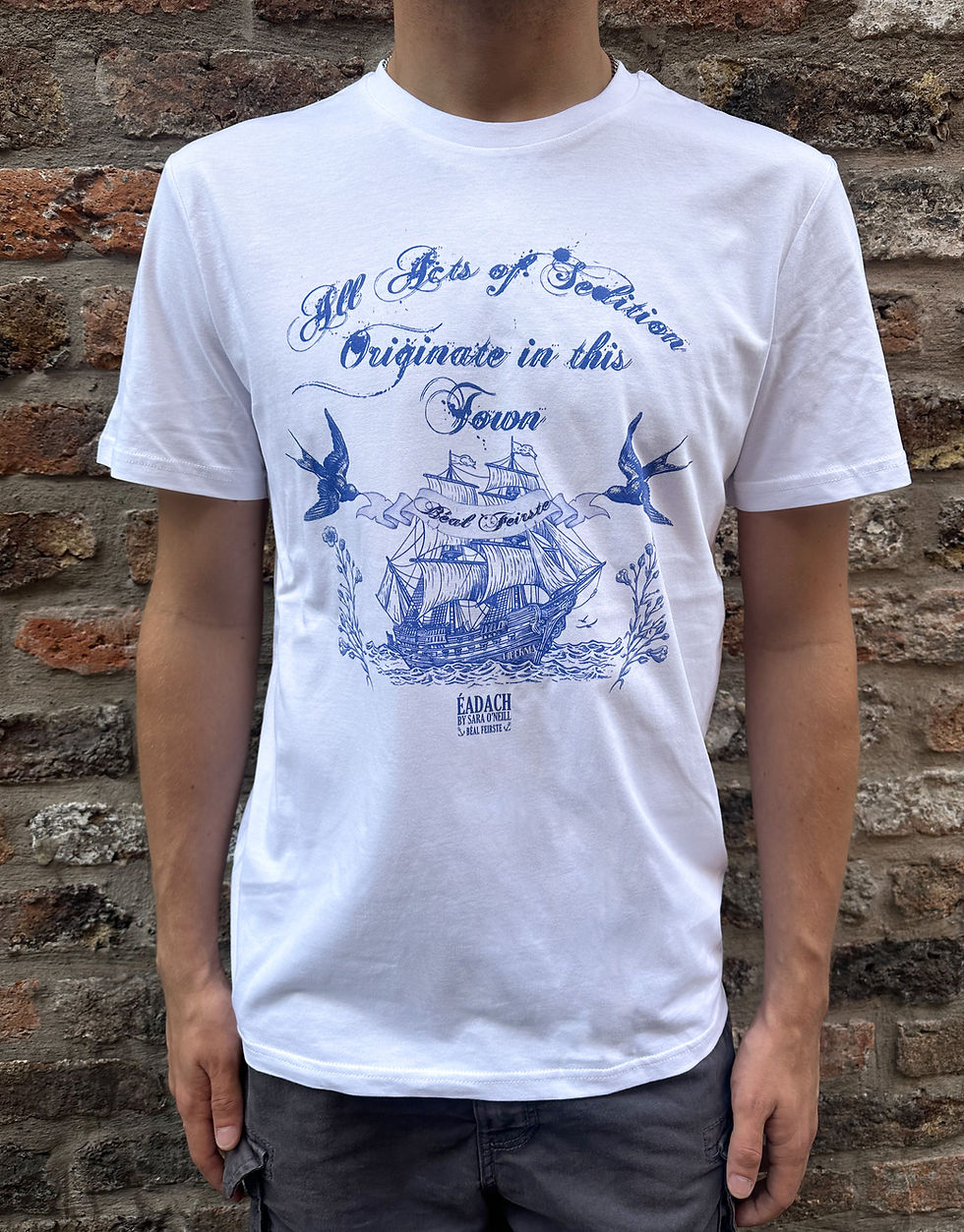 Thumbnail: Éadach Seditionaries Unisex Béal Feirste T-Shirt: White