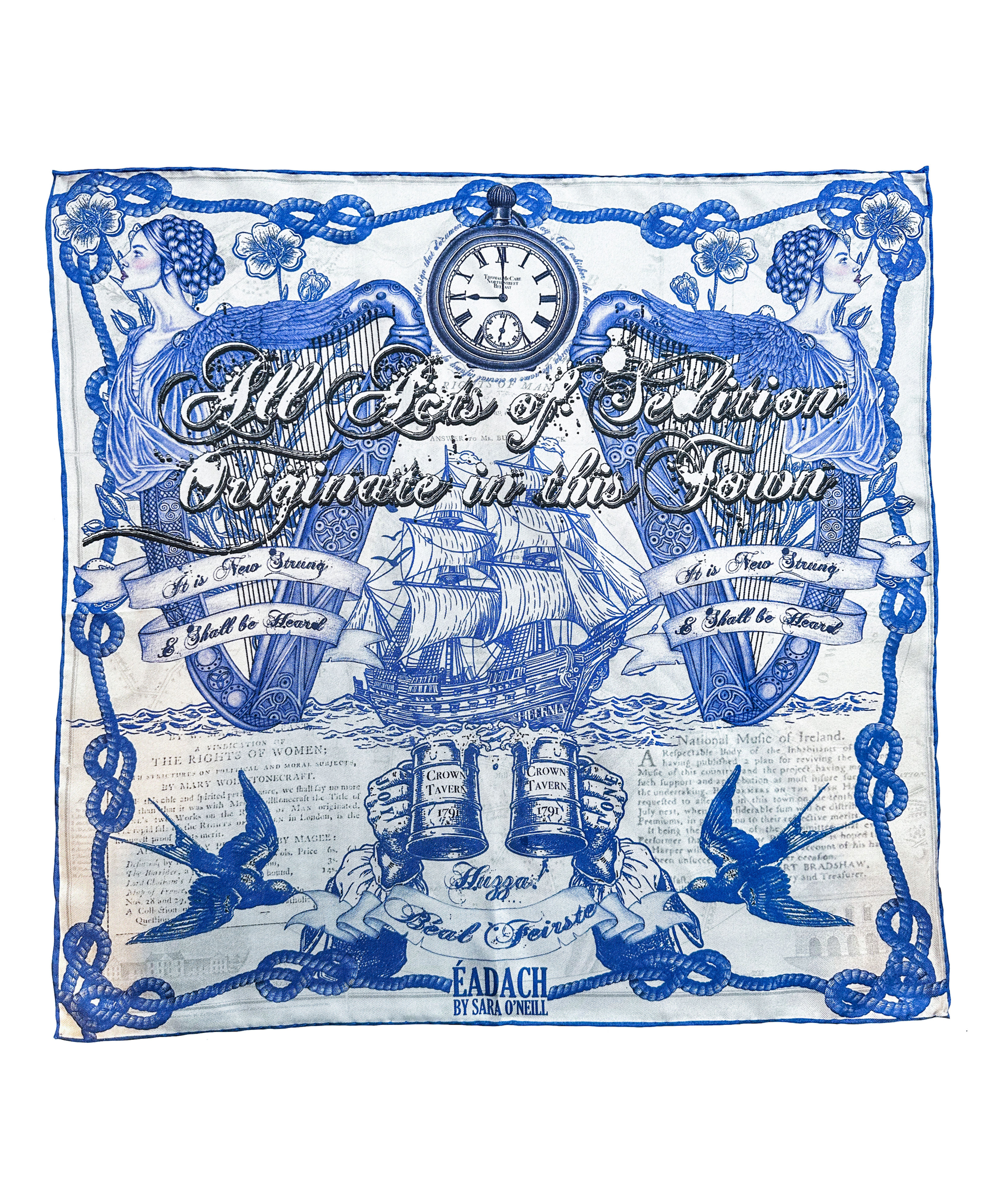 Seditionaries Silk Neckerchief/ Pocket Square