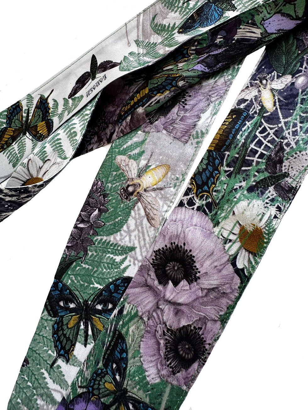 Thumbnail: Midnight In Bloom Ribbon Scarf