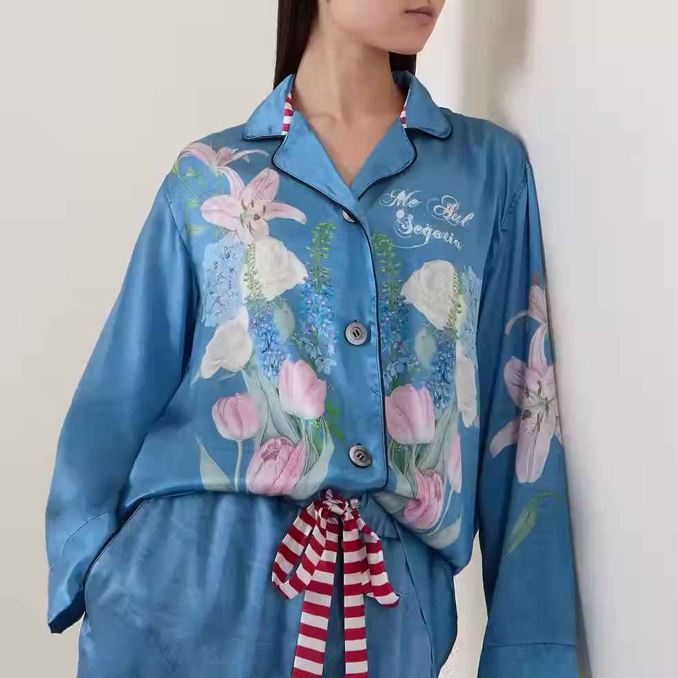 Thumbnail: ‘Me Aul Flower’ Silk Shirt