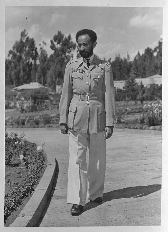 Haïlé Sélassié, empereur d'Éthiopie, vers 1940
