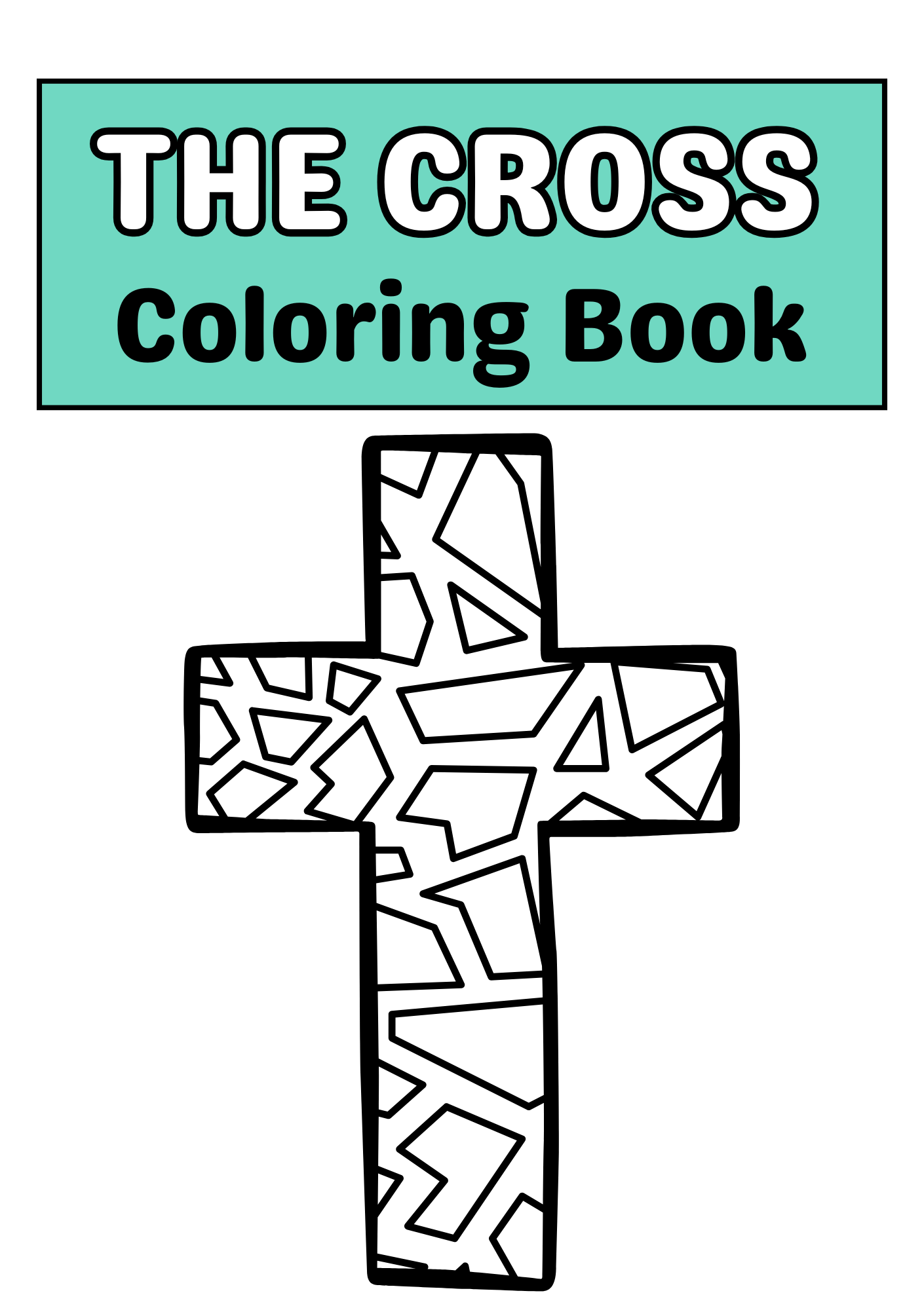 The Cross coloring book