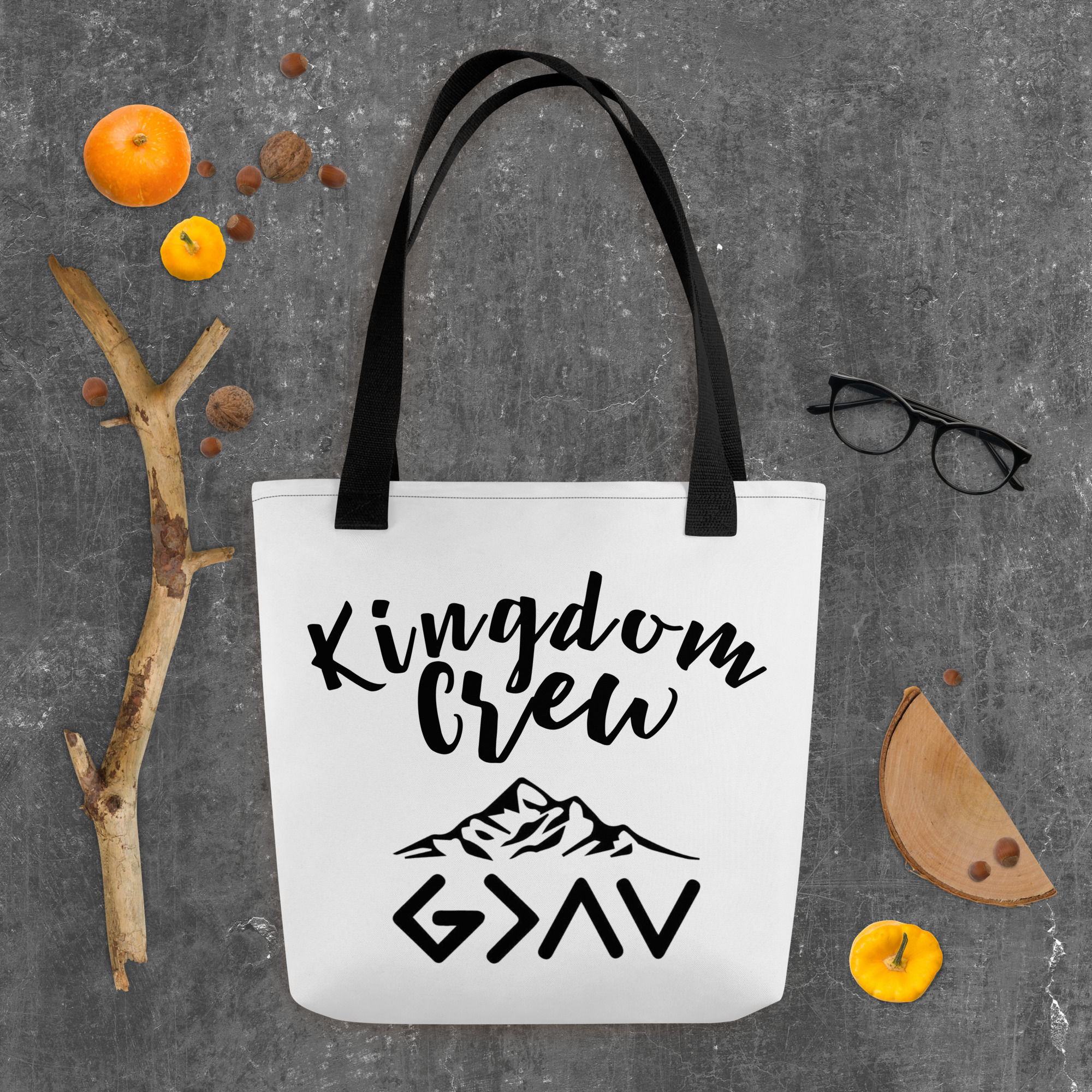 kingdom crew God is greater - Tote bag